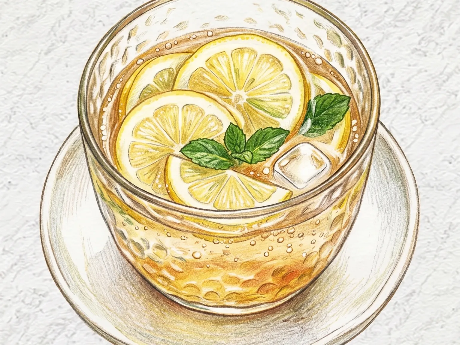 Agua com gas de limao e ACV