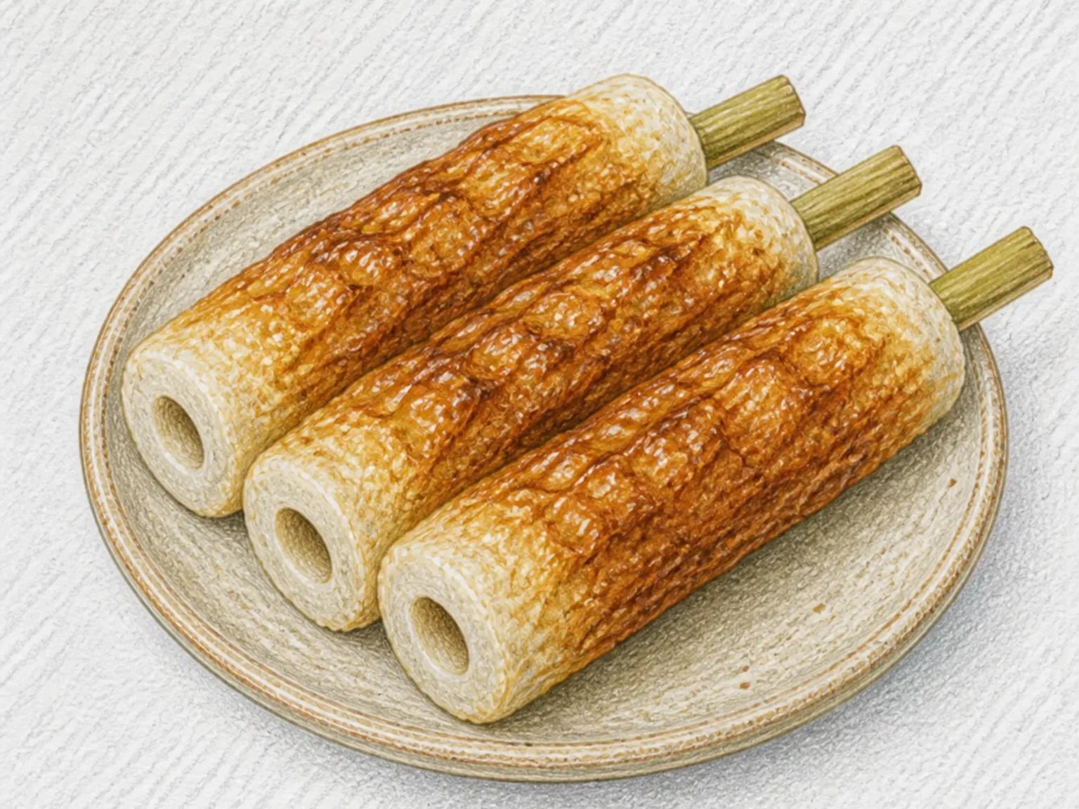 아고치쿠와 (날치 대나무심 어묵)