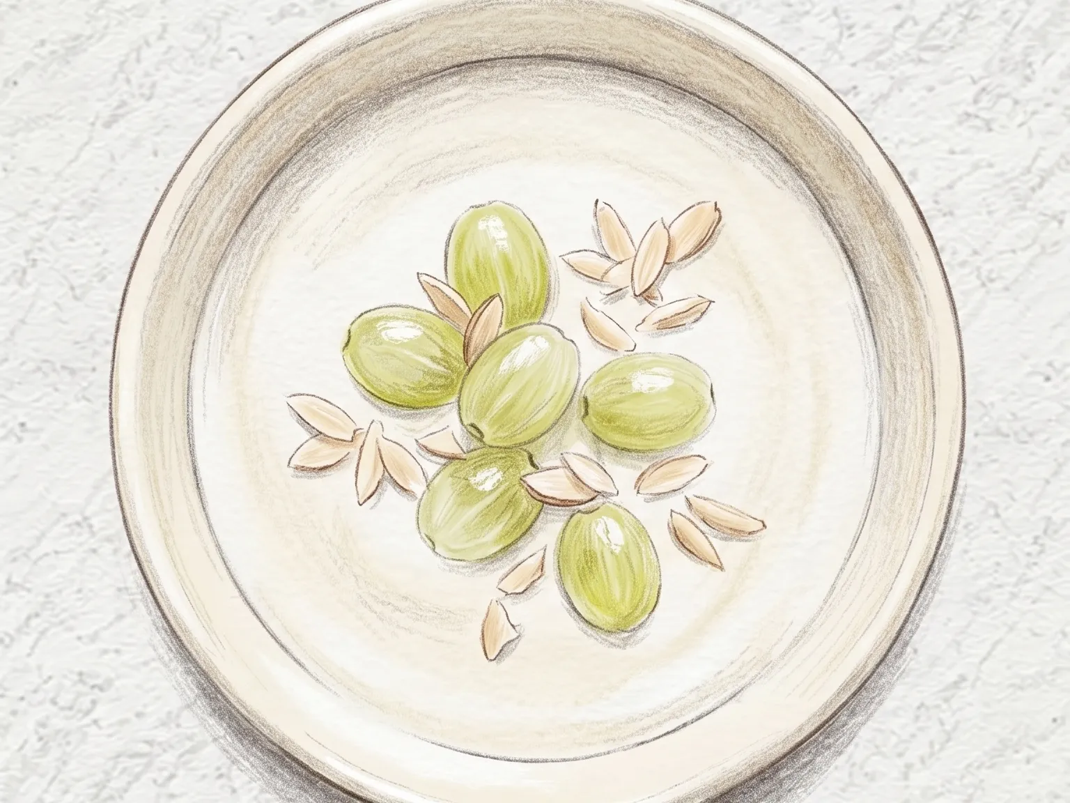 아호 블랑코 (스페인식 아몬드 냉수프)