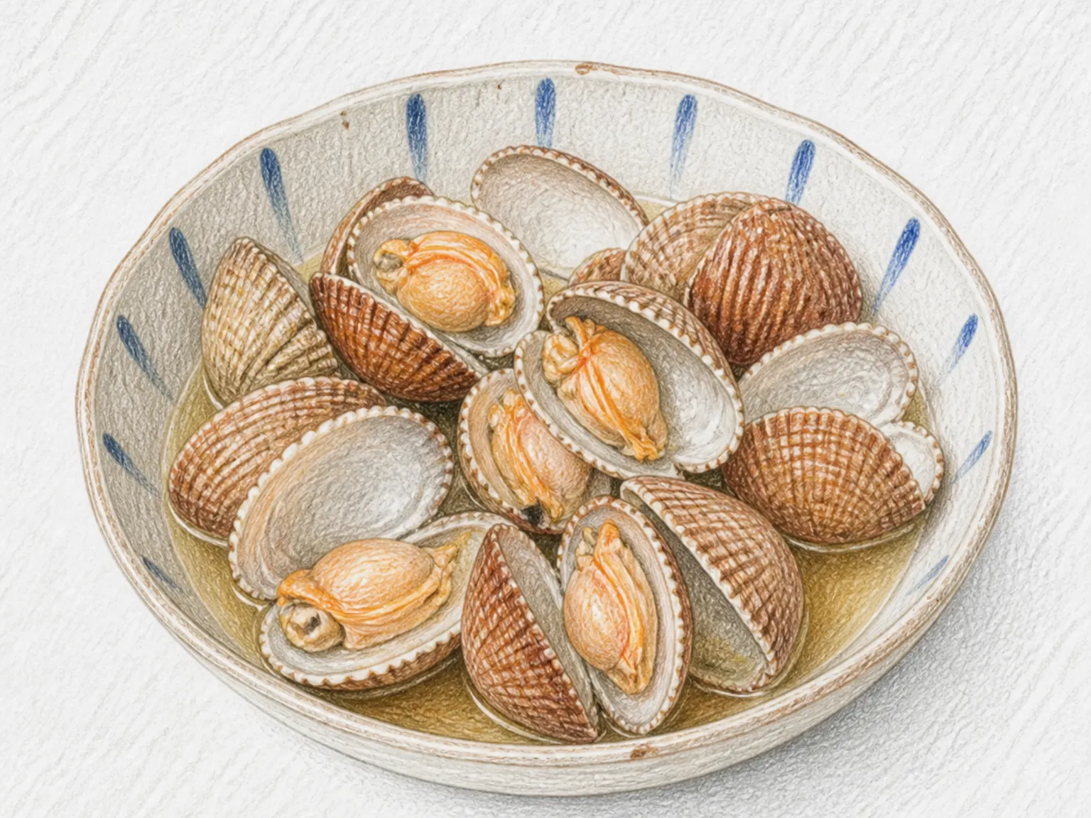 Akagai Garanmushi Shell-Steamed Clams