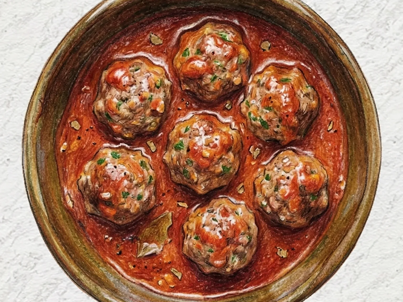 Albóndigas en Salsa (albóndigas españolas en salsa de tomate)