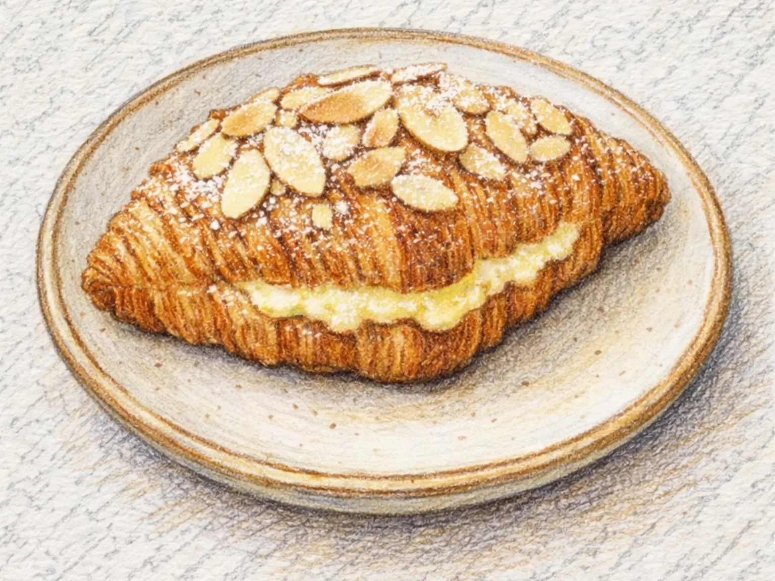 Croissant de Amêndoa
