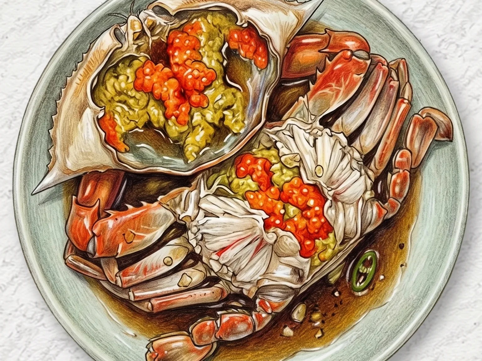 암꽃게 간장 찜