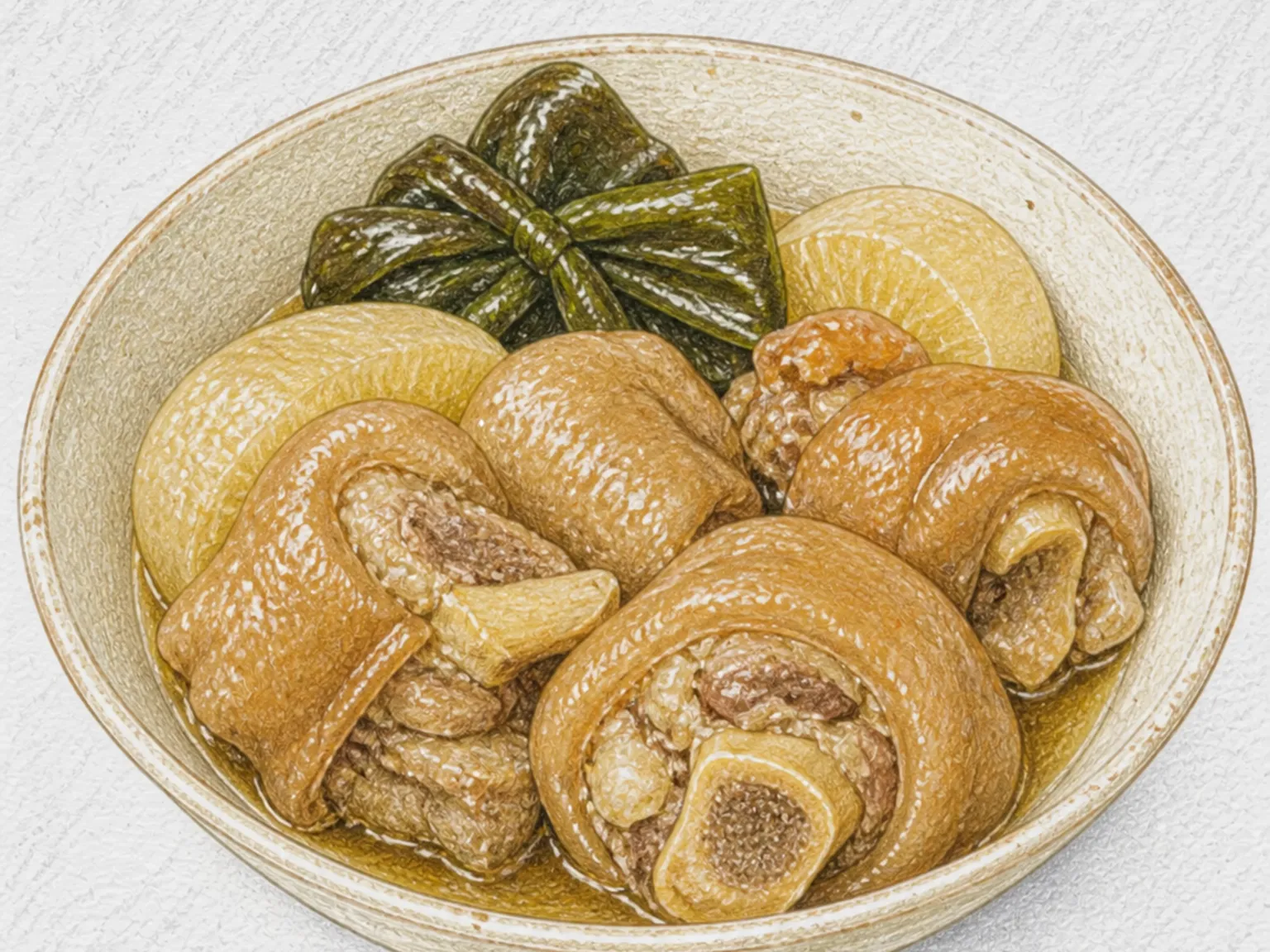 Ashi Tibichi Okinawan Simmered Pig Trotters