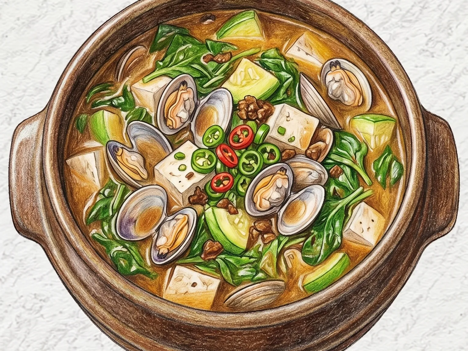 아욱바지락찌개