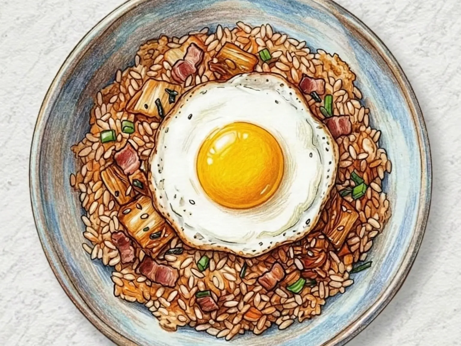 베이컨 김치볶음밥