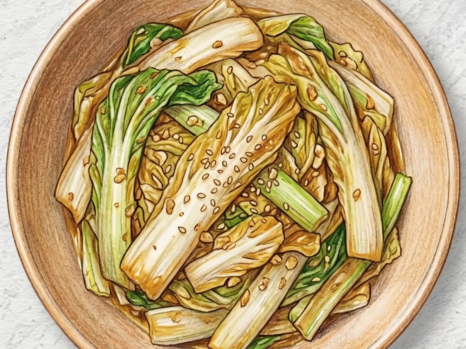 배추 된장 볶음