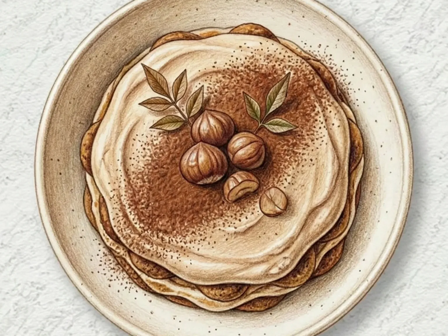 Bam Tiramisu (tiramisu de castanha coreano)