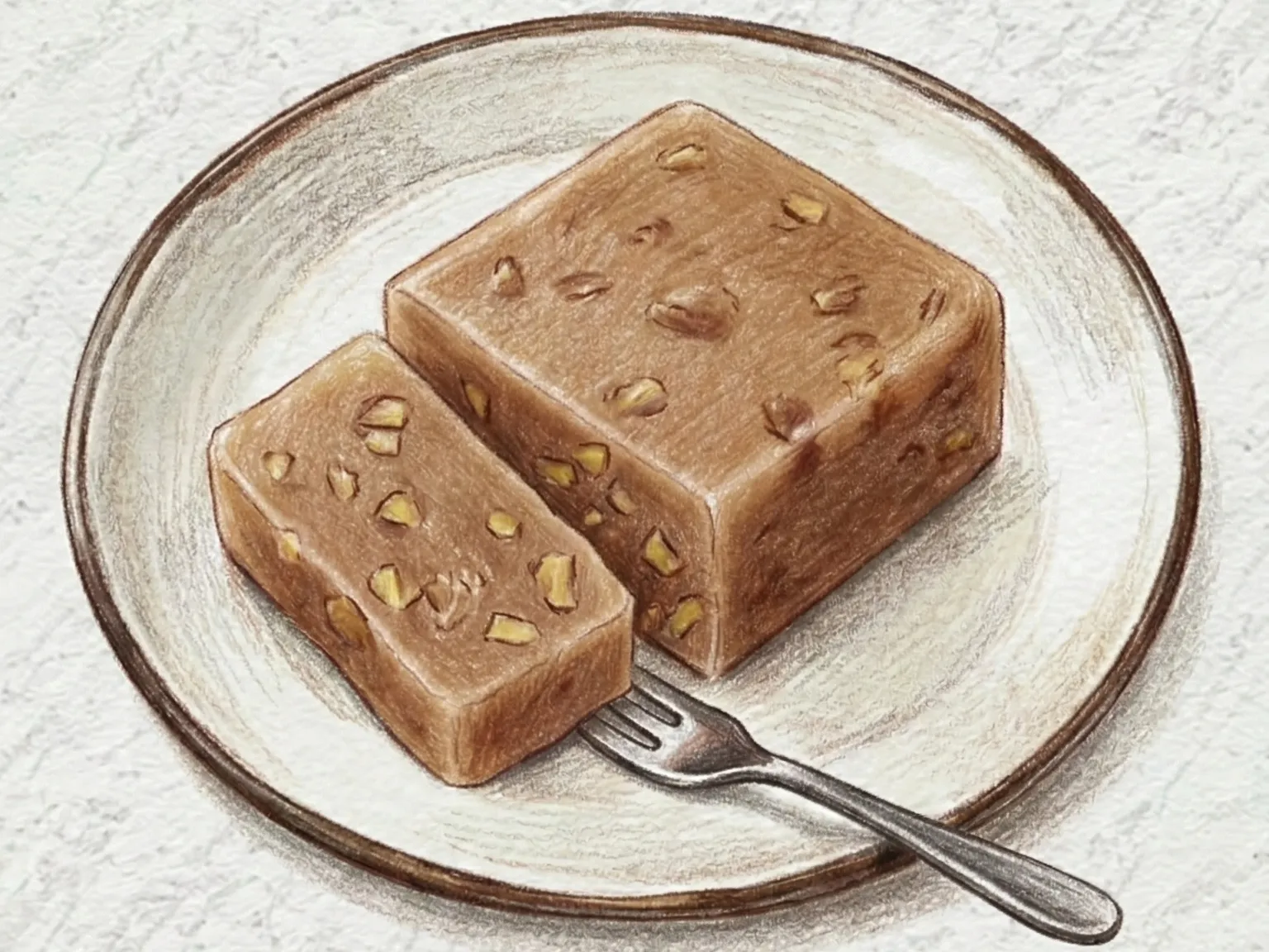 Bam Yanggaeng (gelatina doce de castanha coreana)