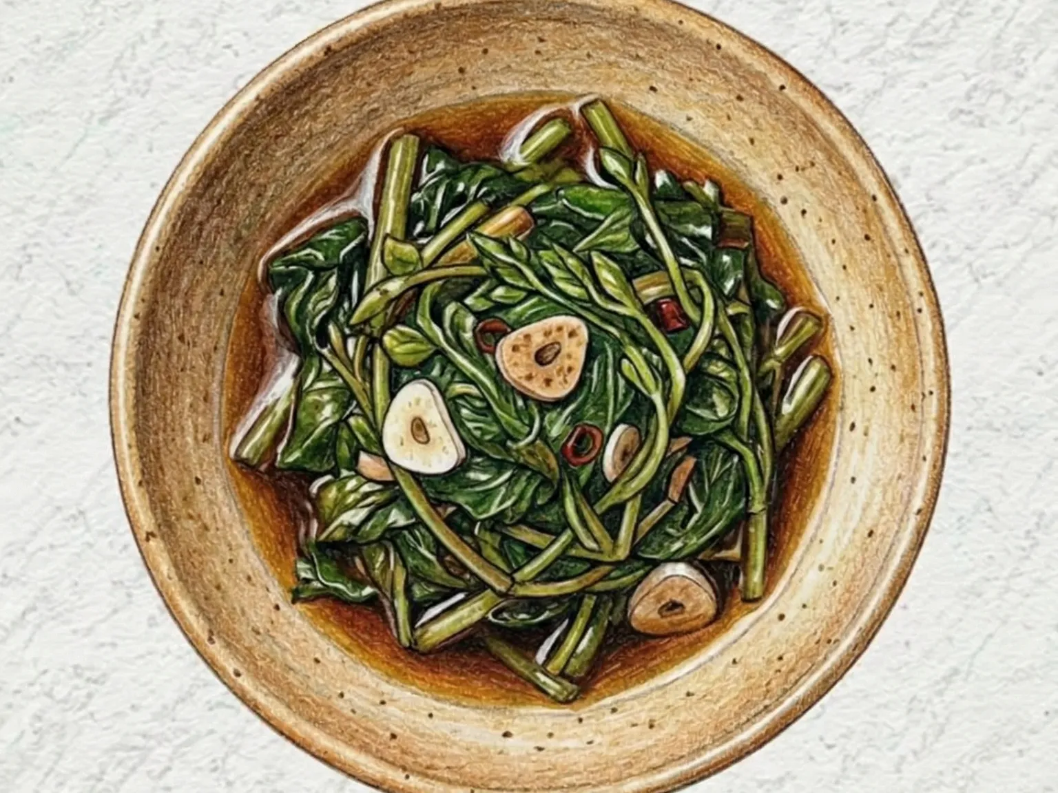 Bangpungnamul Jangajji (encurtido coreano de hinojo marino)