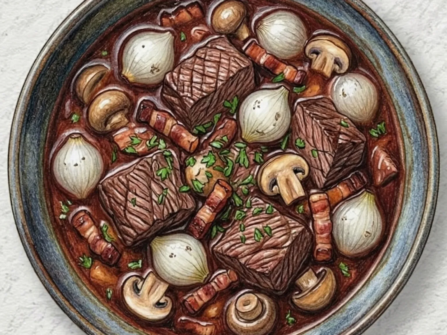 비프 부르기뇽 (레드와인 소고기 스튜)