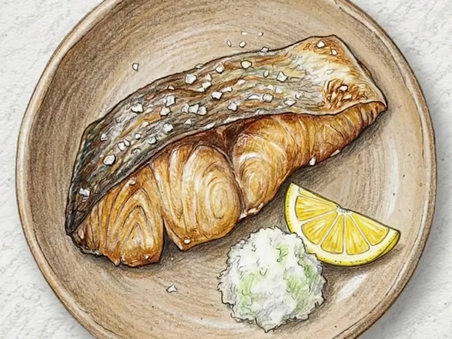 Bangeo Gui (jurel a la parrilla con sal)