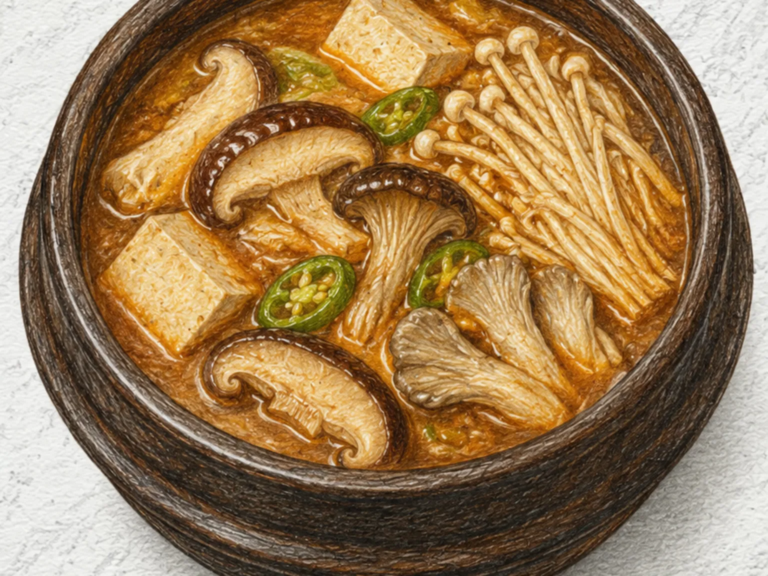 버섯된장찌개