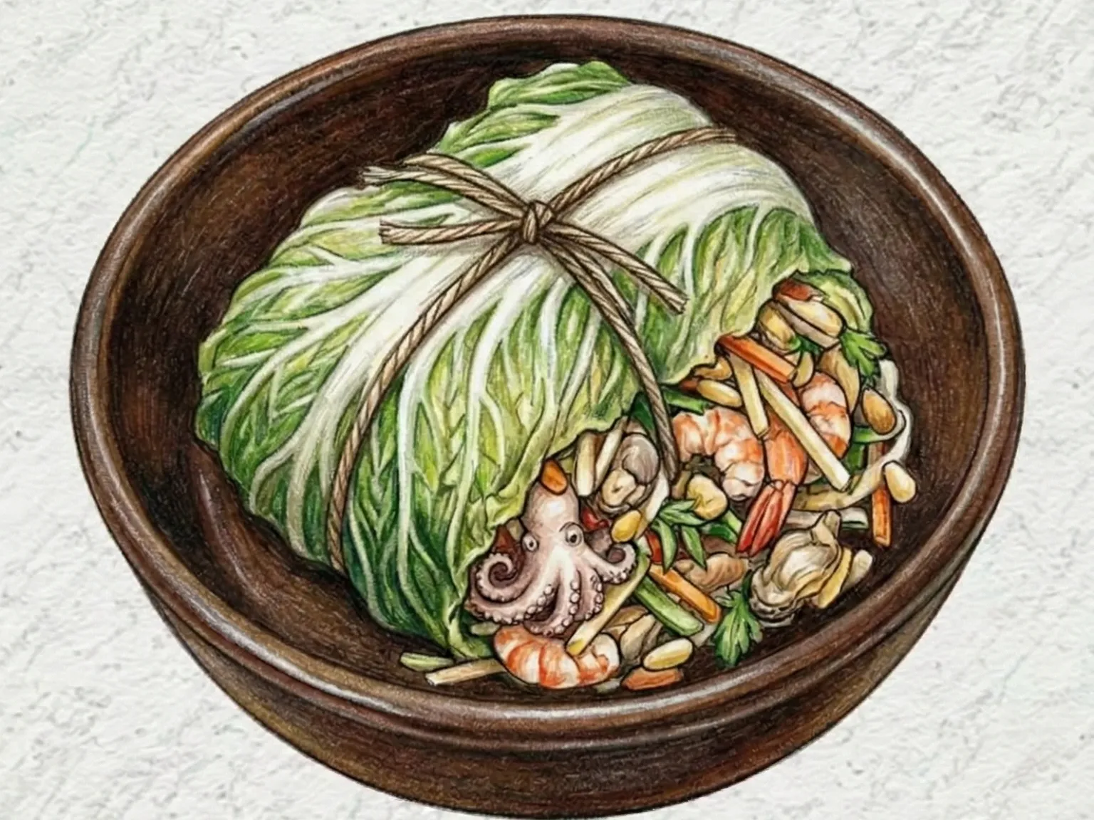 Bo Kimchi (kimchi coreano relleno estilo bossam)