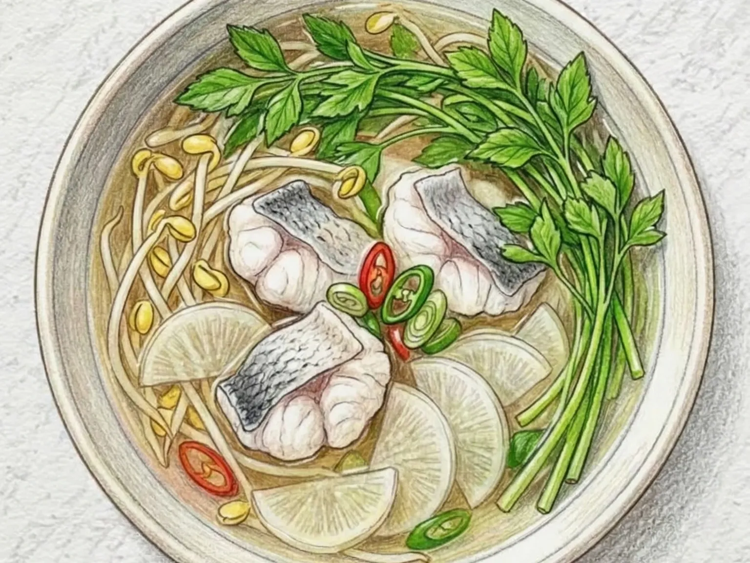 フグチリチゲ(淡白なフグと野菜の澄んだ鍋)