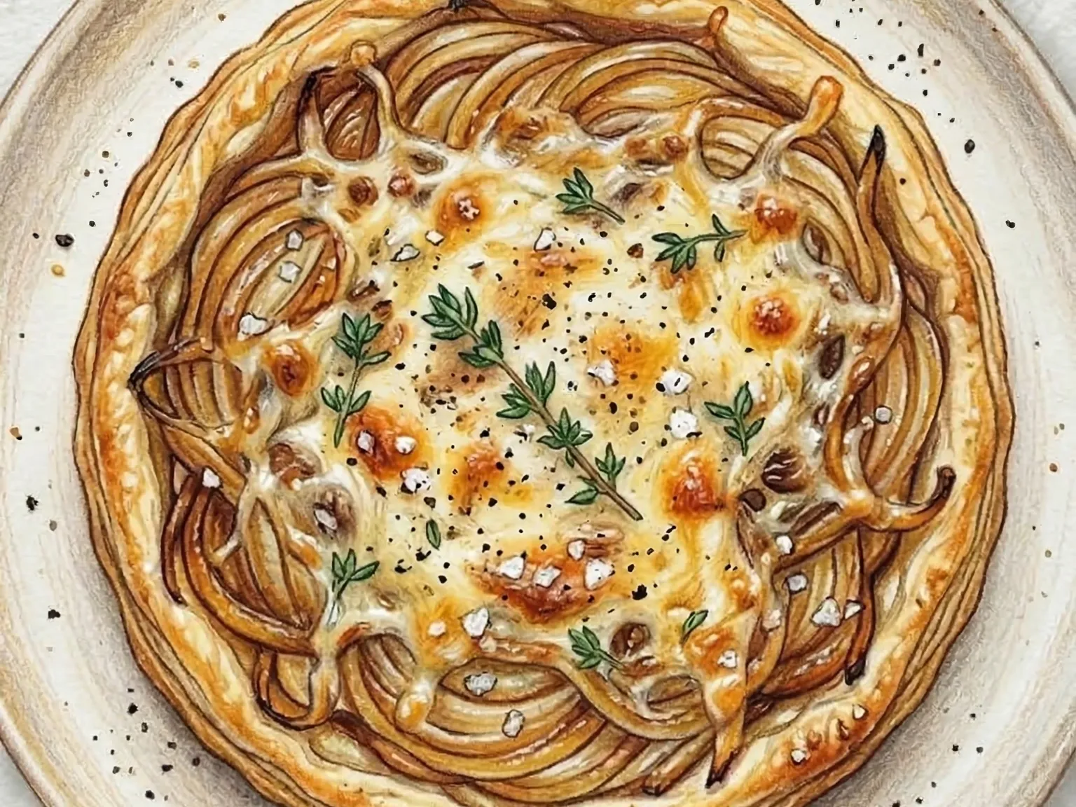 Torta de Cebola Francesa