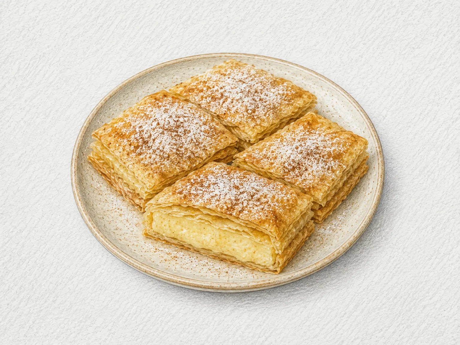 Bougatsa (Semolina Cream Pastry)
