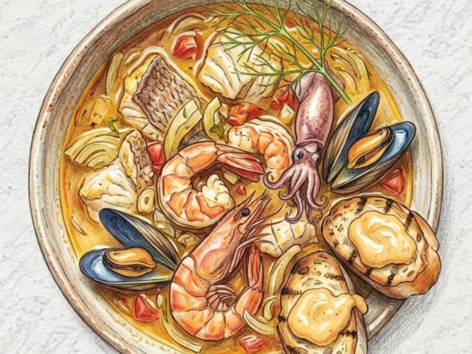 ブイヤベース（南仏風海鮮スープ）