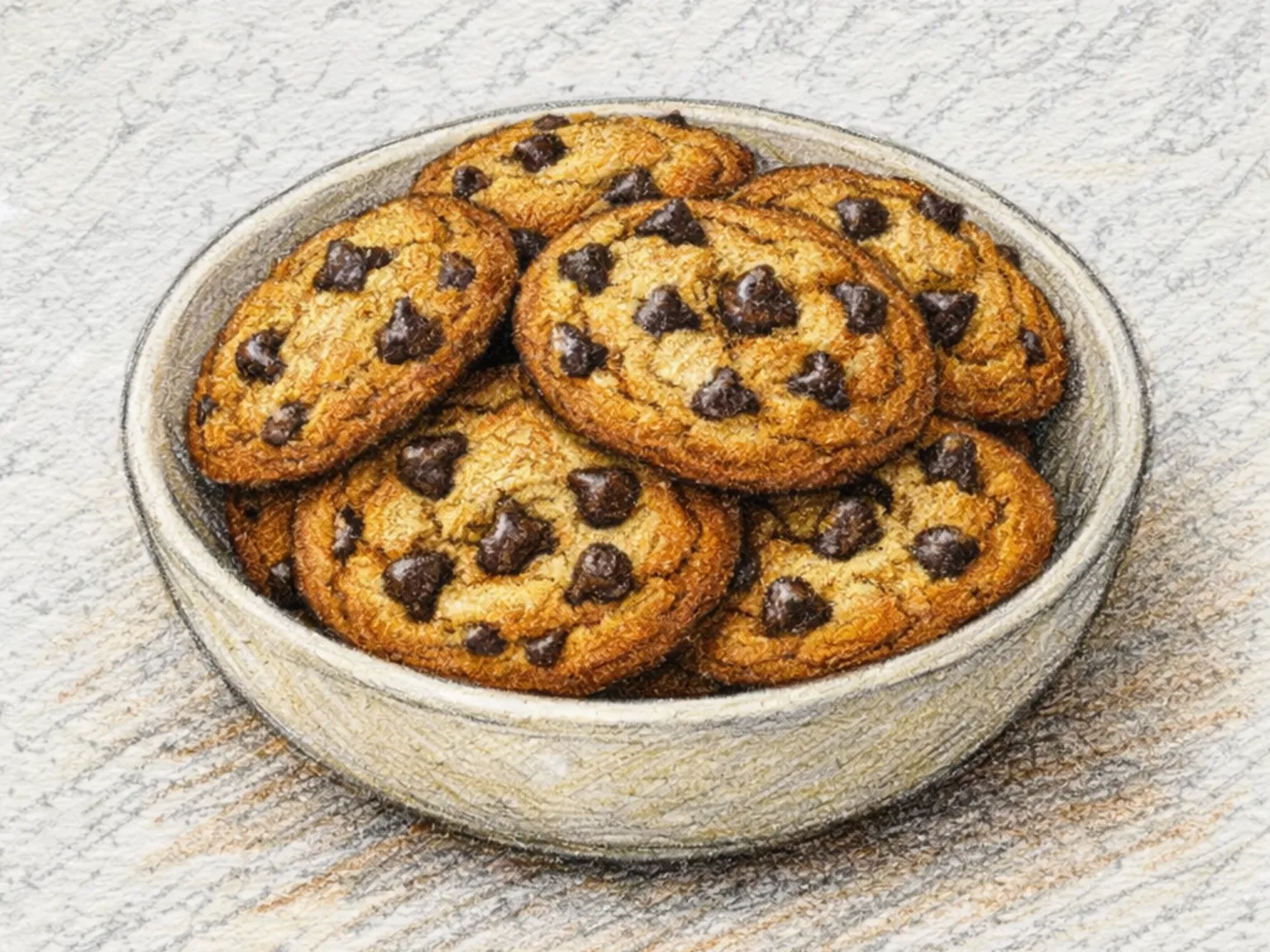 Cookies de Gotas de Chocolate com Manteiga Queimada