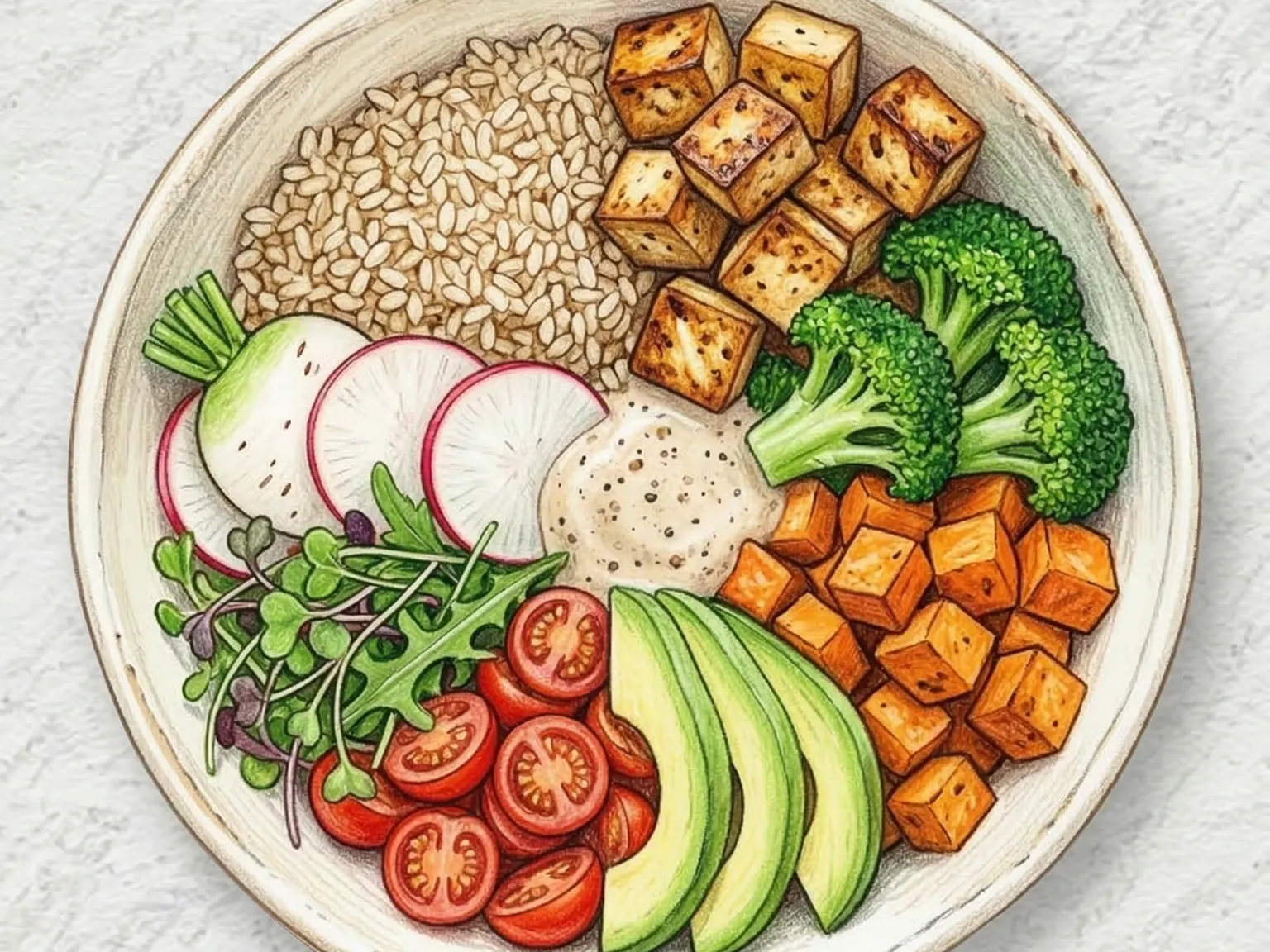 Bowl Buddha de Arroz Integral