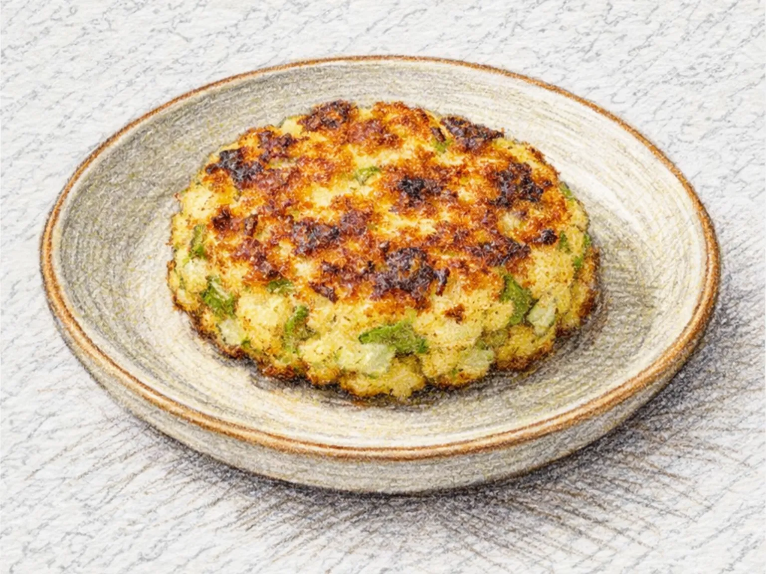 Bubble and Squeak (Bolo de Purê de Batata e Repolho Frito)