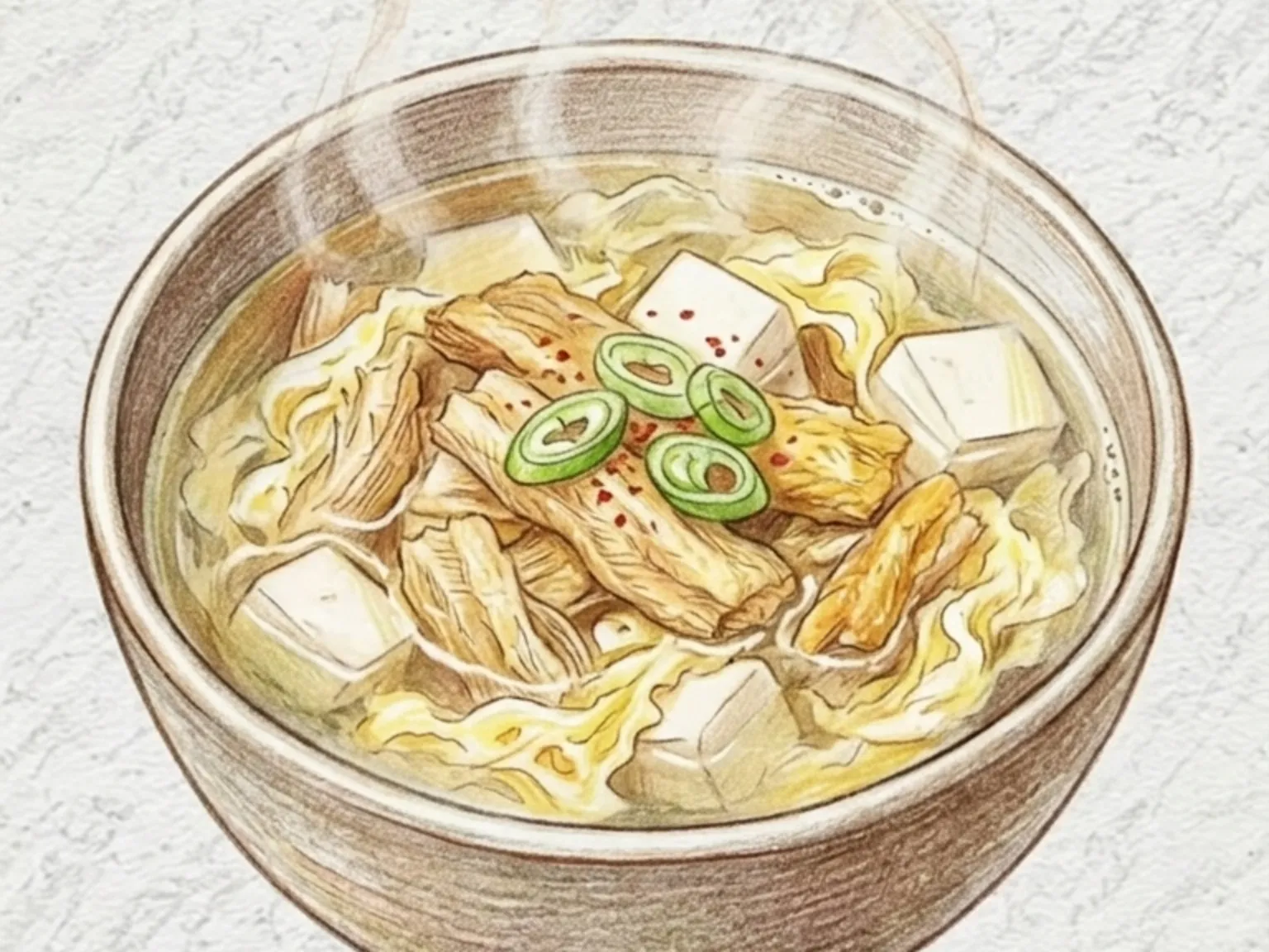 Bugeoguk (sopa coreana de abadejo seco)