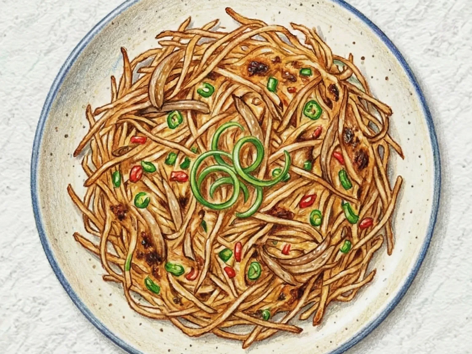 ごぼう千切りチヂミ（シャキシャキごぼうの韓国風パンケーキ）