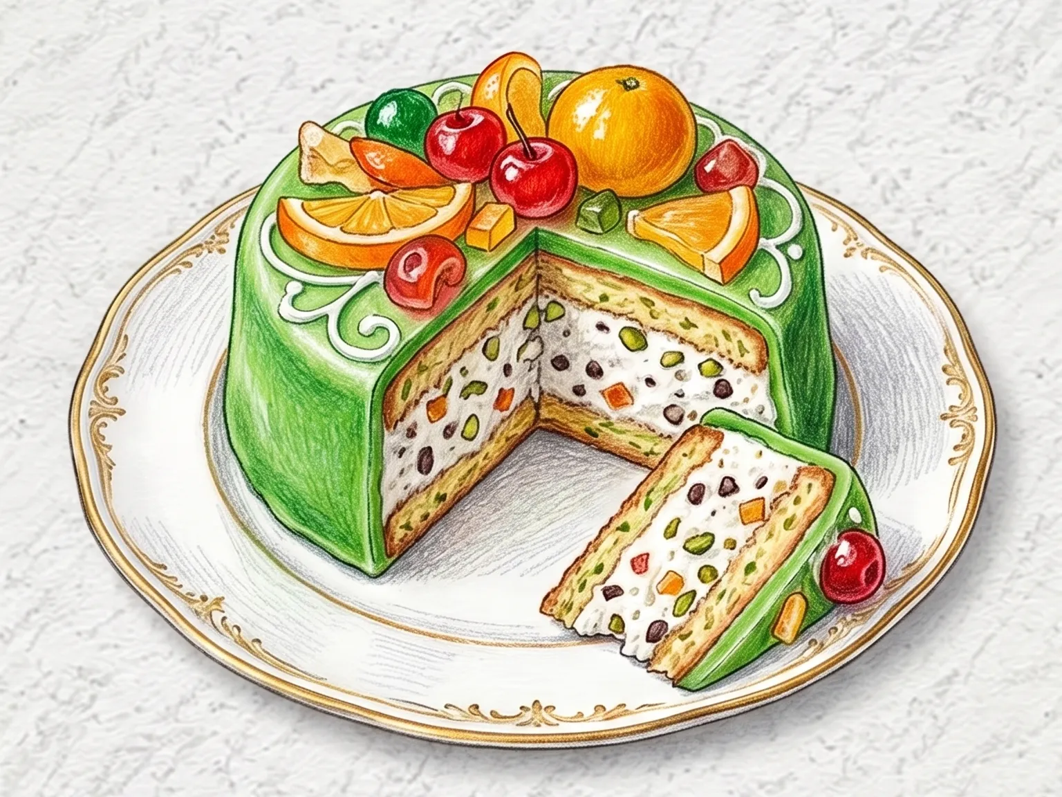 카사타 시칠리아나 (리코타·마지판 시칠리아 축제 케이크)