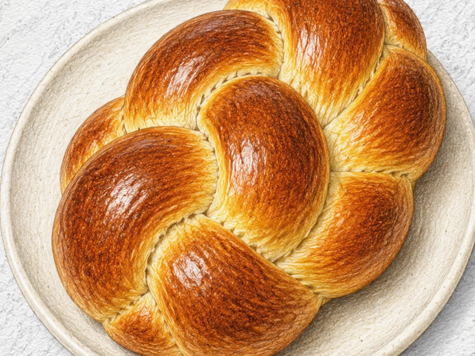 Challah Bread (Pão trançado judaico enriquecido com ovos)