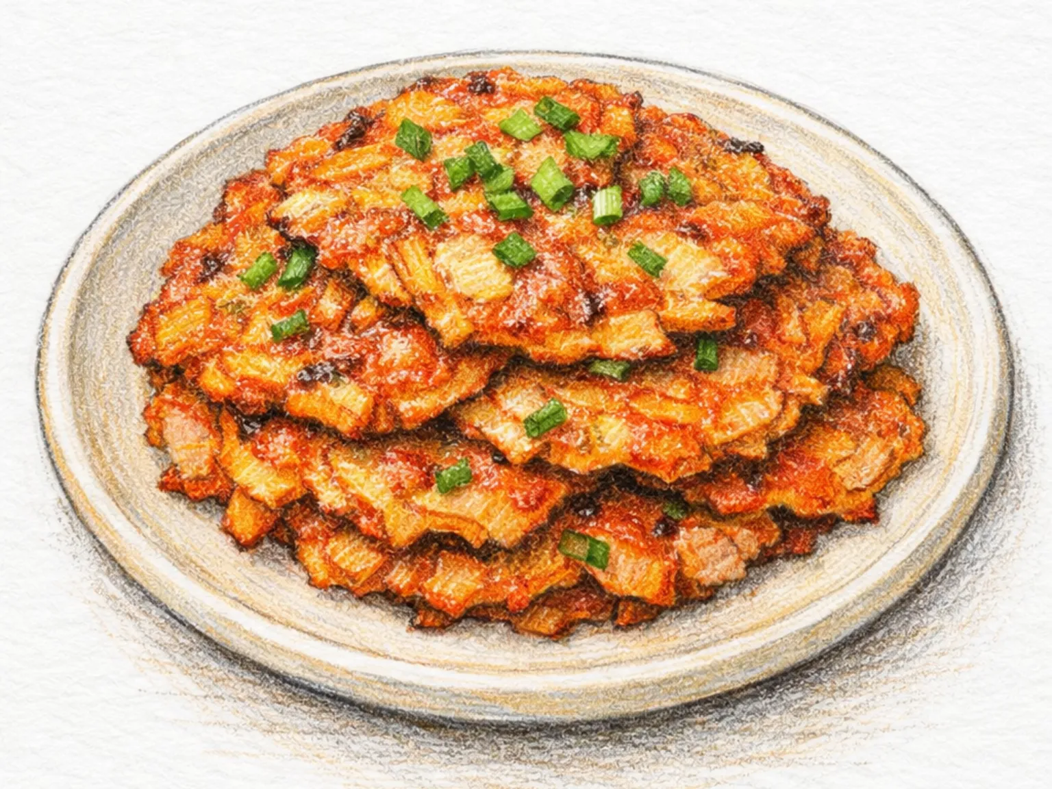 Chamchi Kimchi Jeon (panqueque de atún y kimchi)