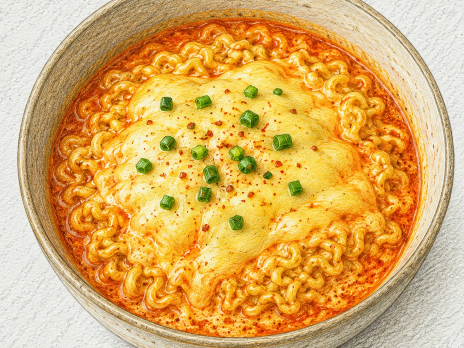 치즈 라면