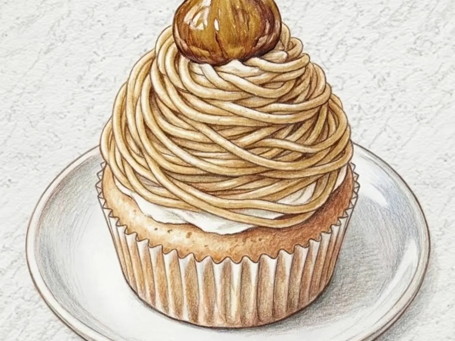 Cupcakes de Mont Blanc de Castanha