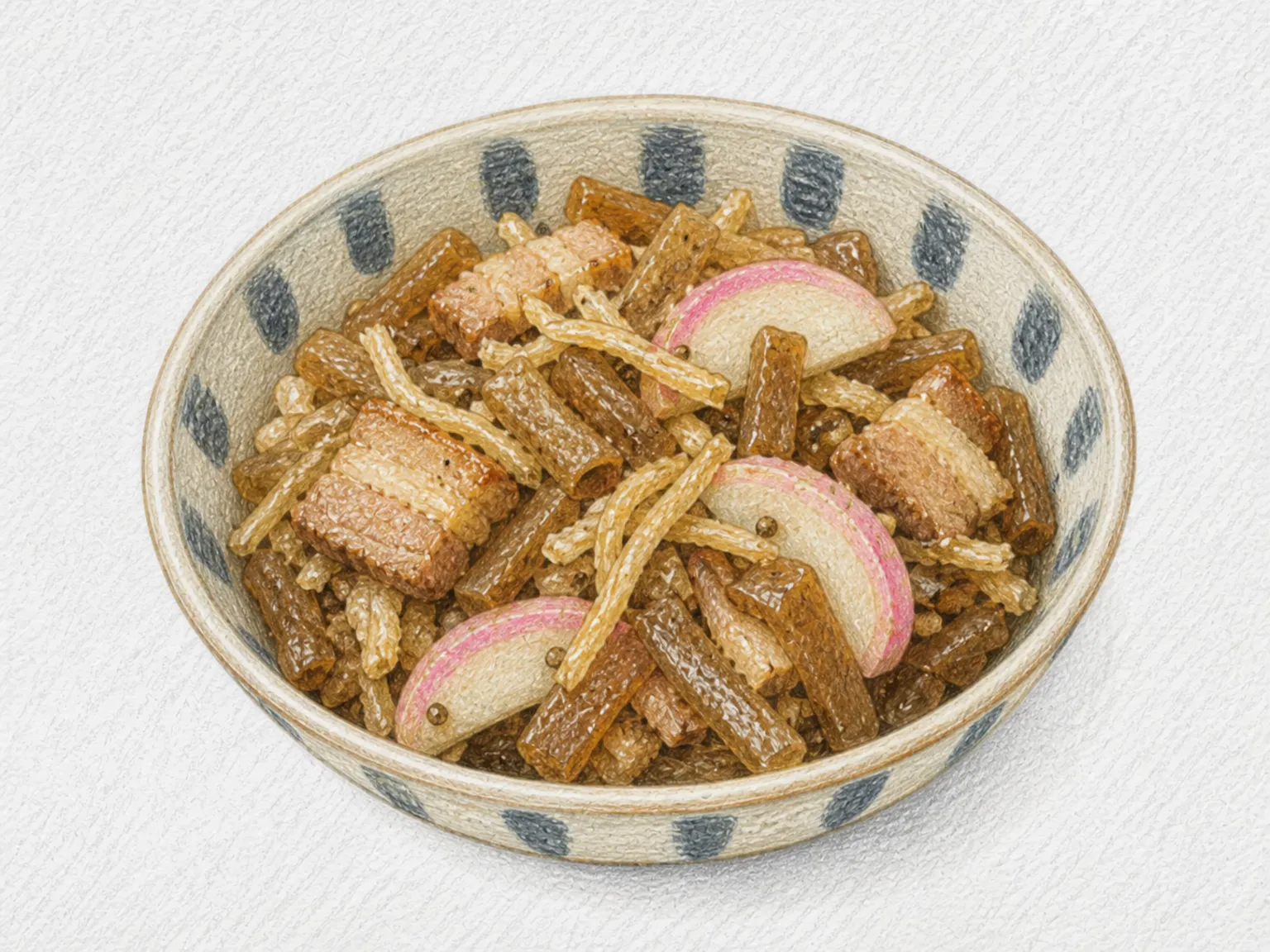 지이리치 (돼지피 볶음조림)