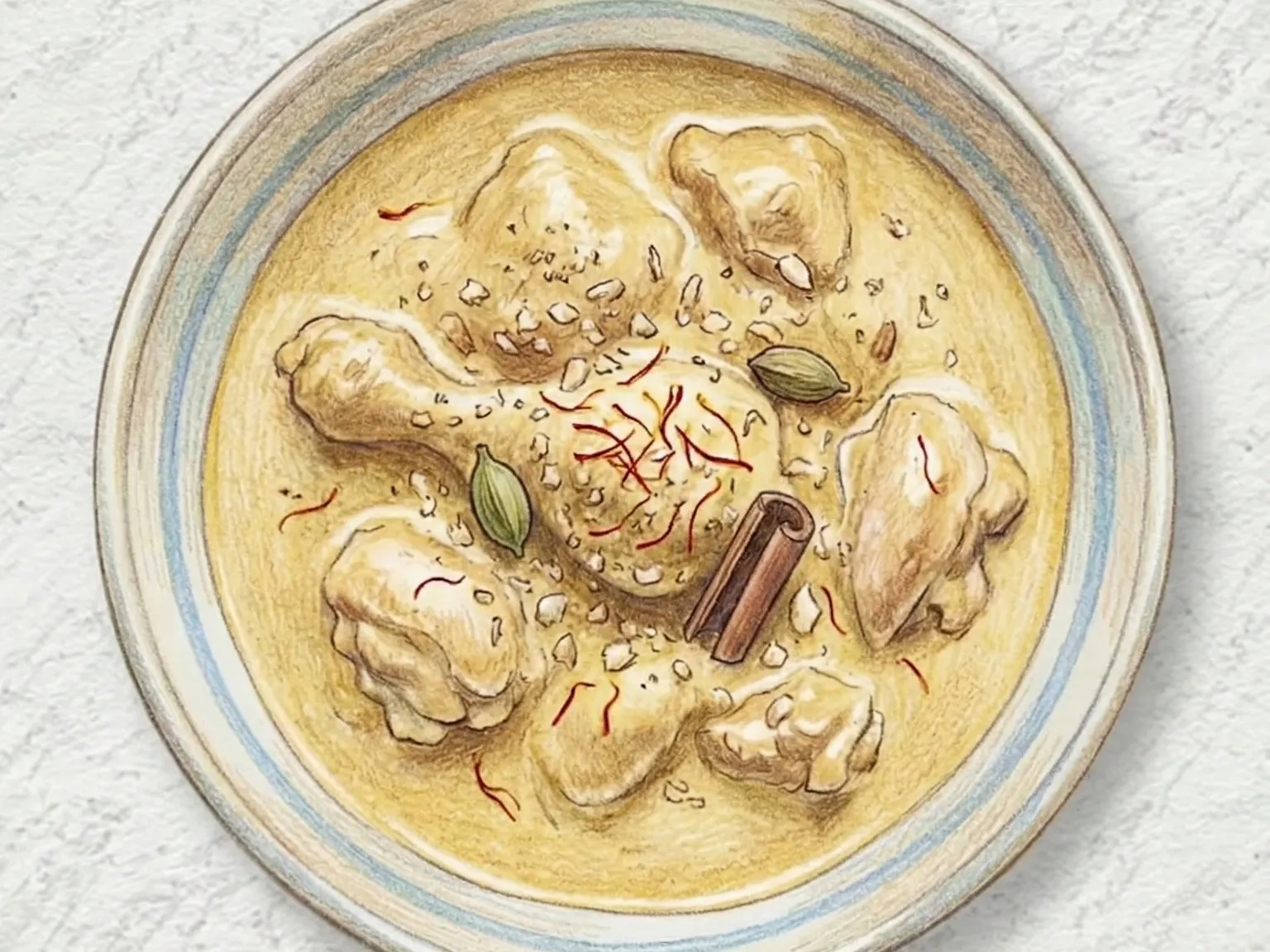 チキンコルマ(カシューナッツクリームカレー)