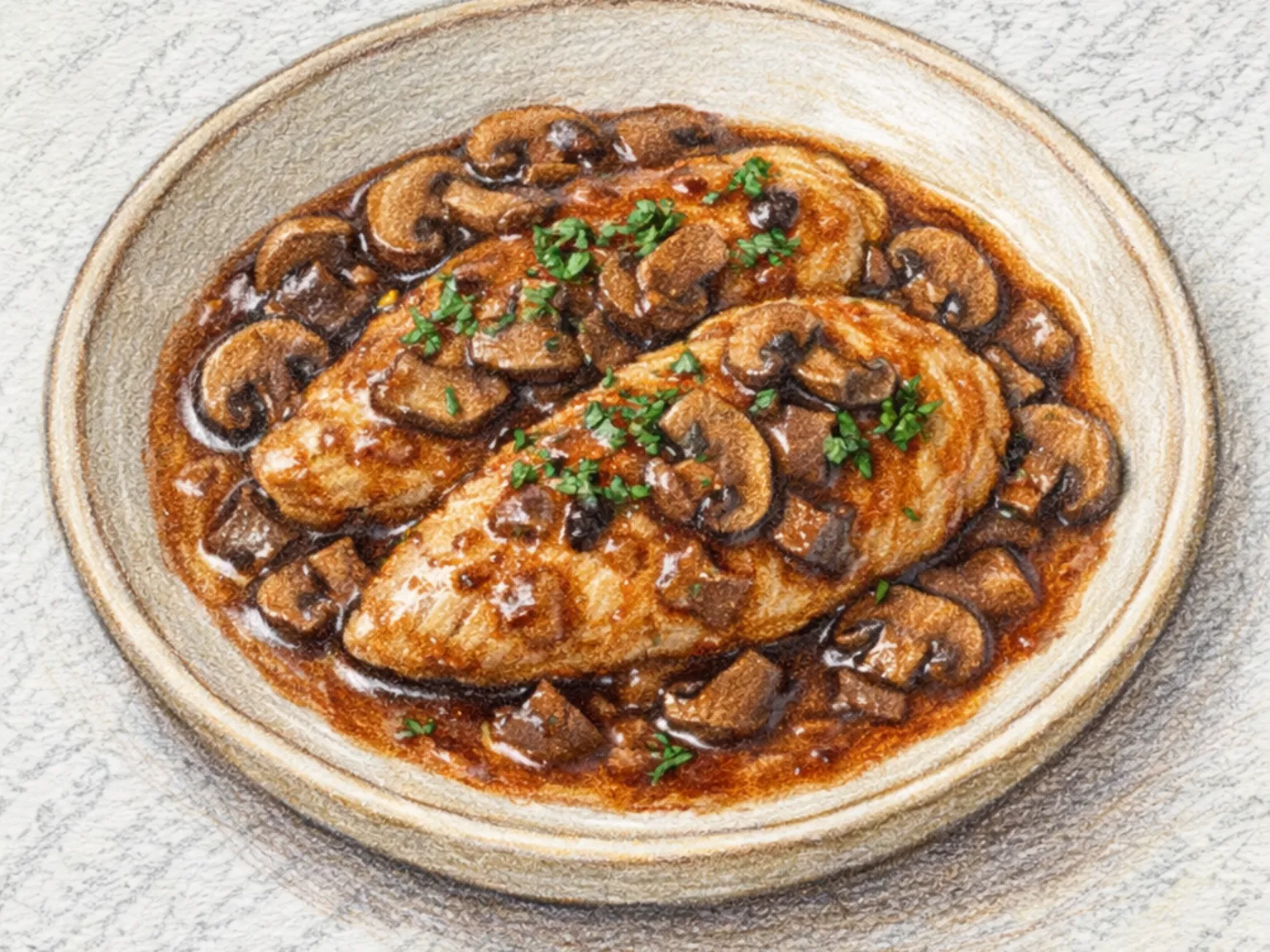 Chicken Marsala