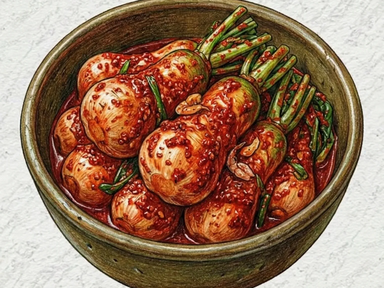 チョンガッキムチ（小大根のキムチ）