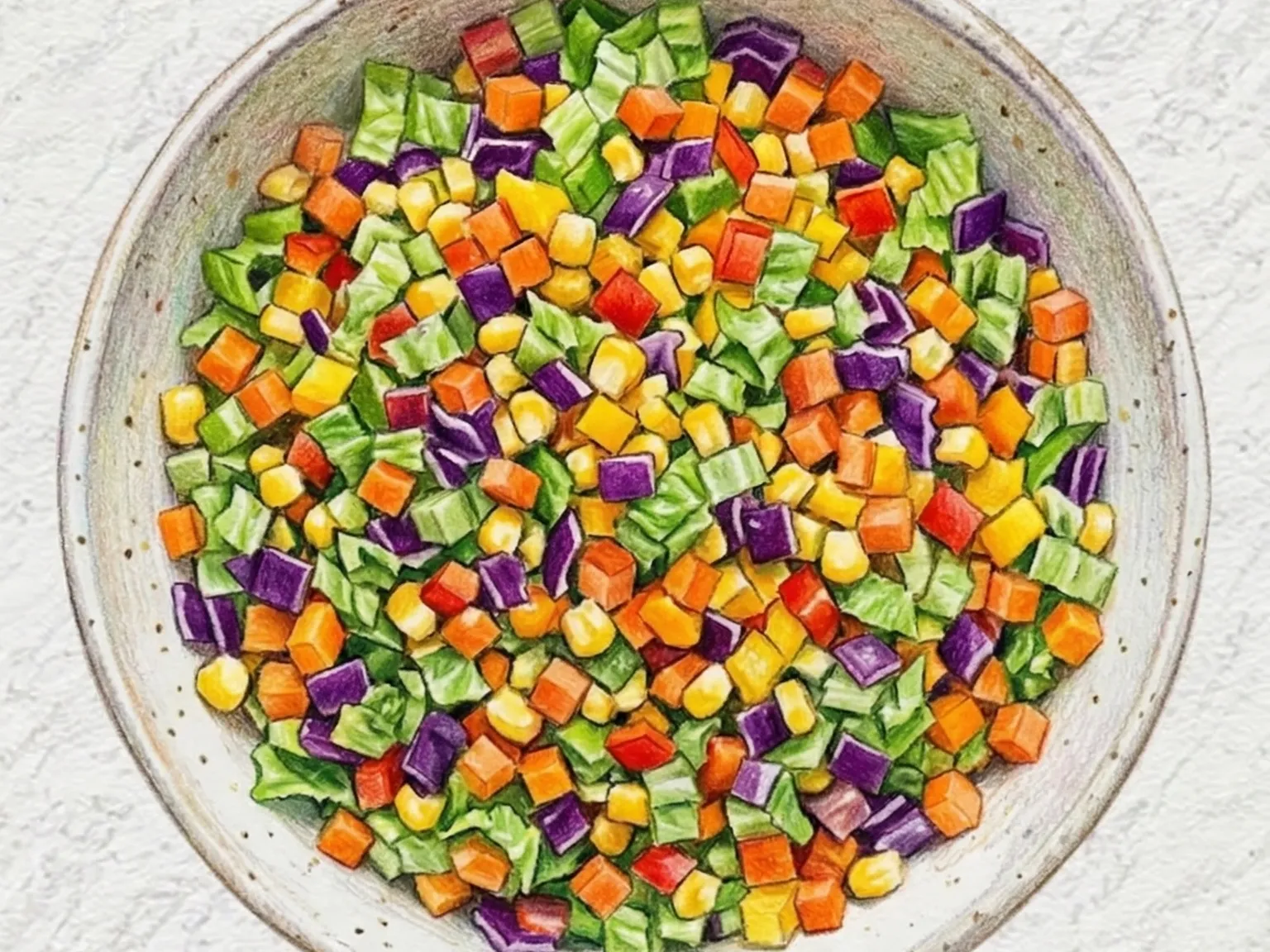 Chopped Rainbow Salad