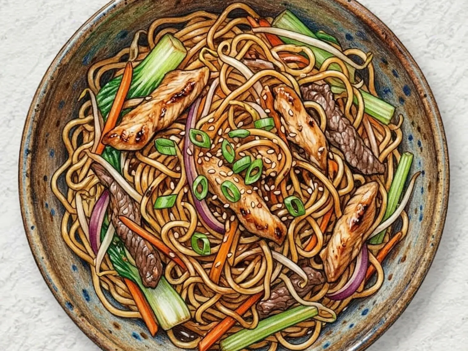 Chow Mein (Chow mein chinês)