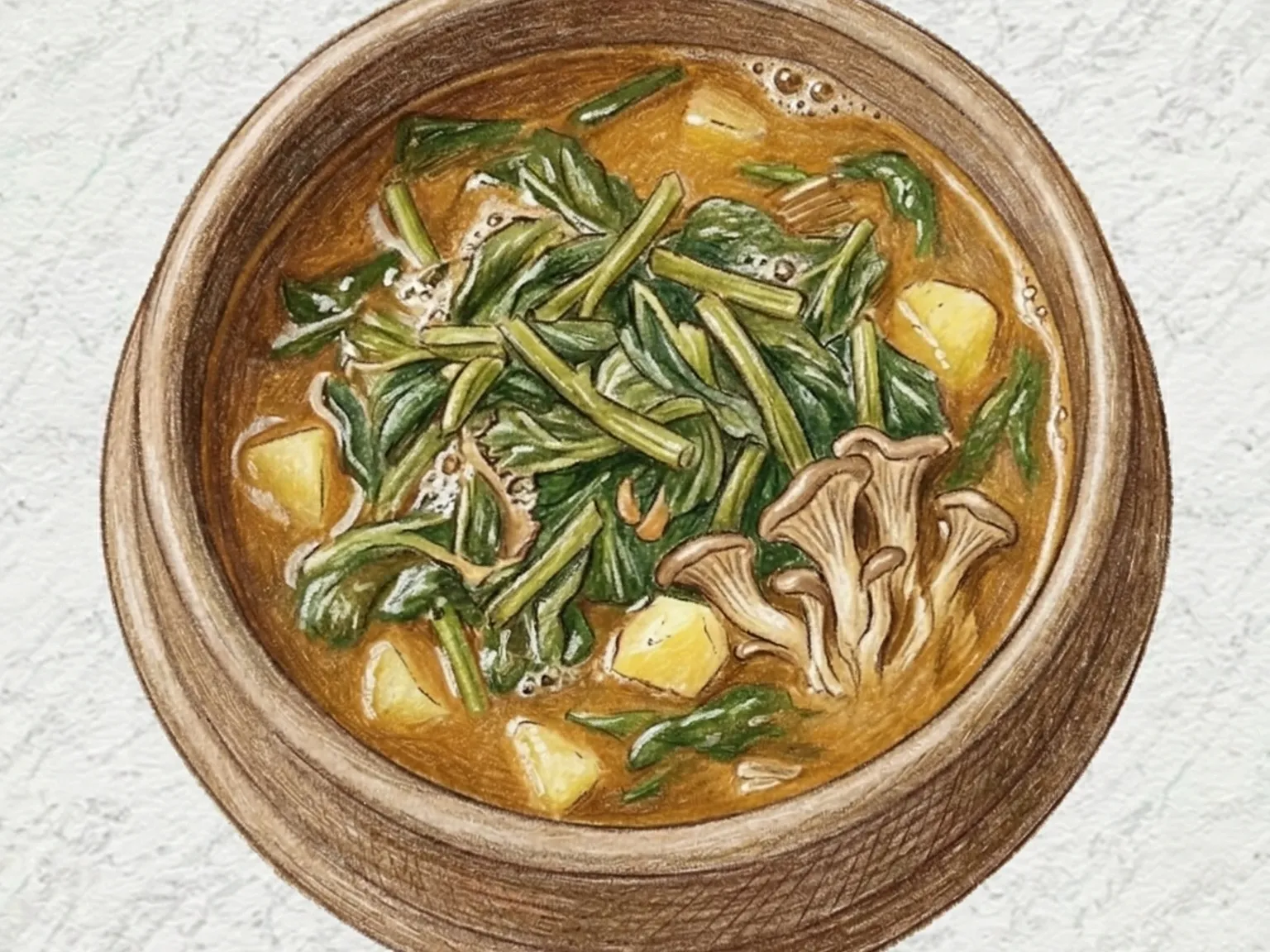 취나물된장찌개