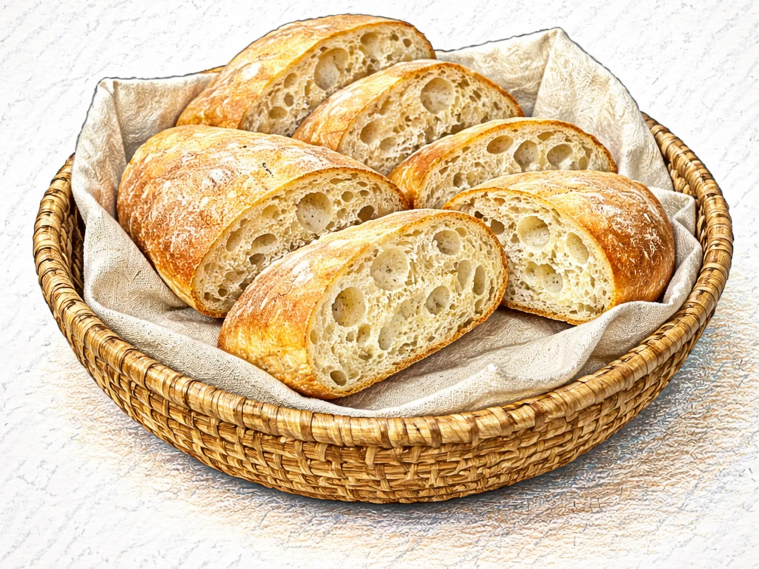 Pão Ciabatta