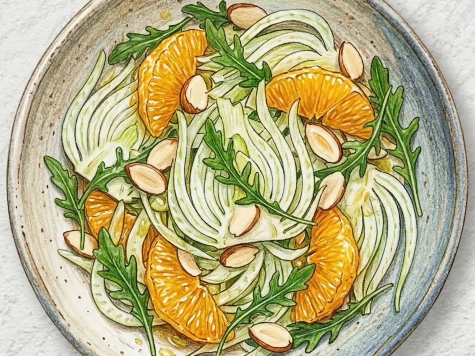 시트러스 펜넬 샐러드 (오렌지와 펜넬의 상큼한 전채)