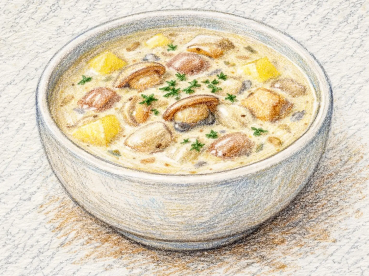 Keullaem Chaudeo (crema de almejas)