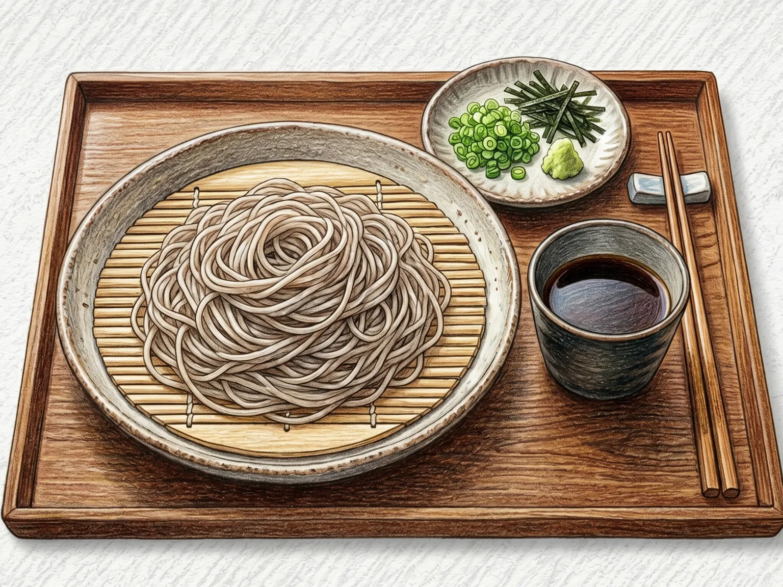 모리 소바 (냉소바)