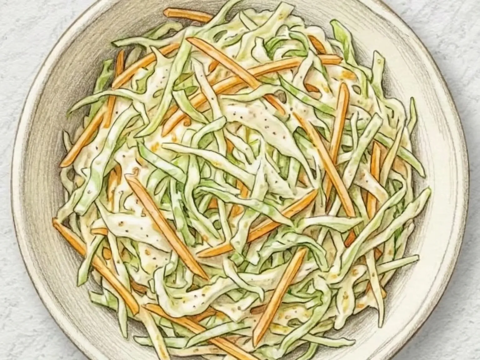 Coleslaw (Salada de repolho americana)