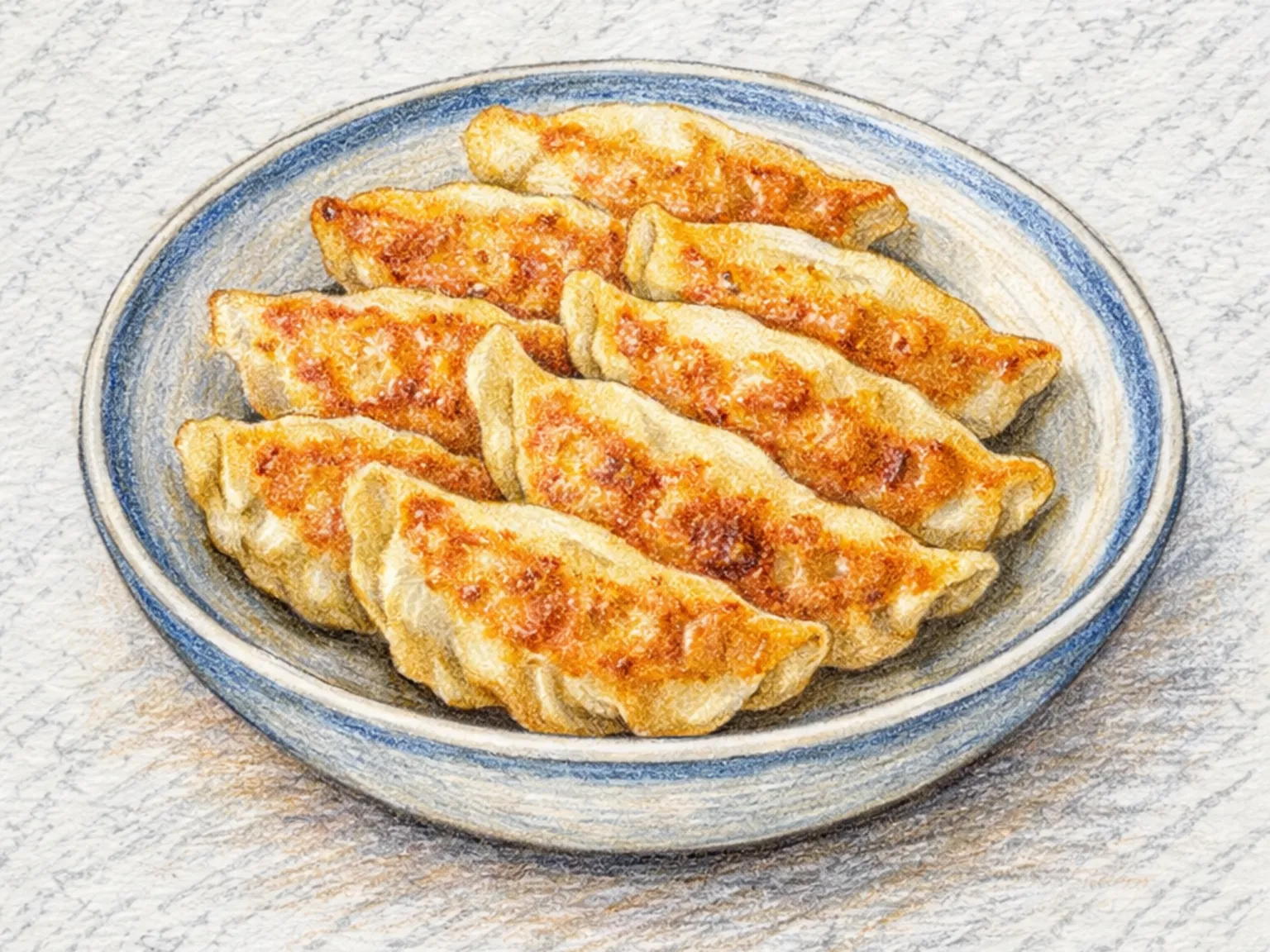 カリカリ焼き餃子(羽根つき油蒸し二段焼き冷凍餃子)