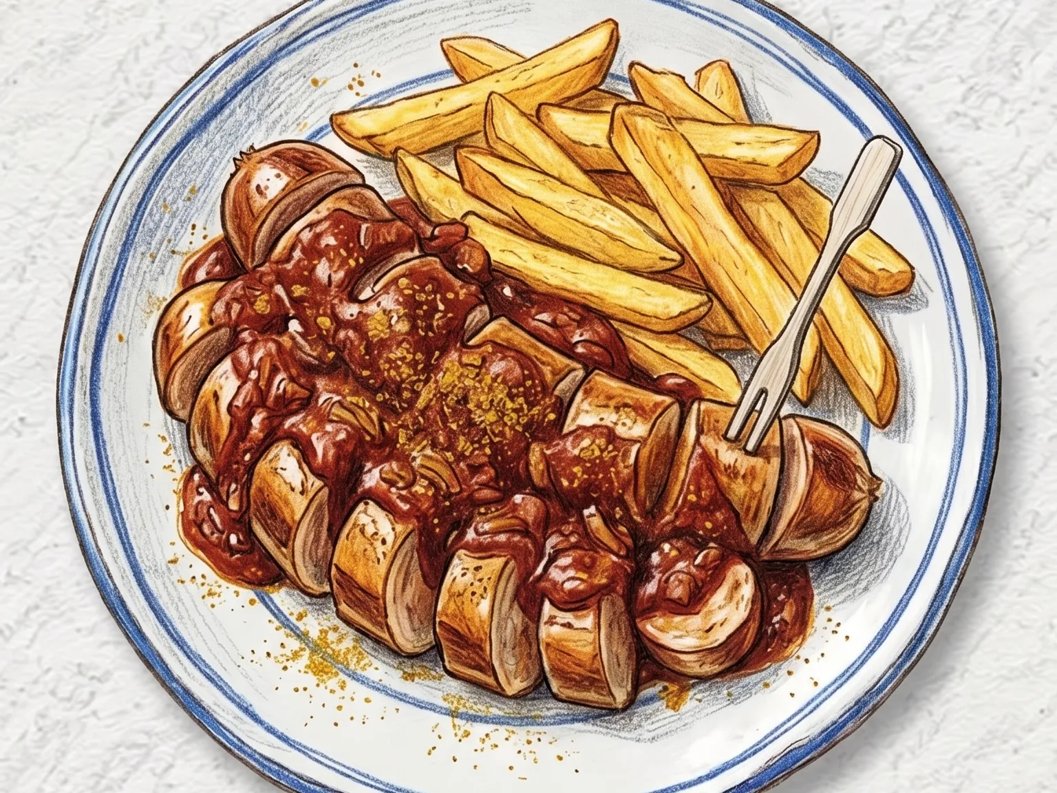 커리부어스트 (커리소스 소시지)