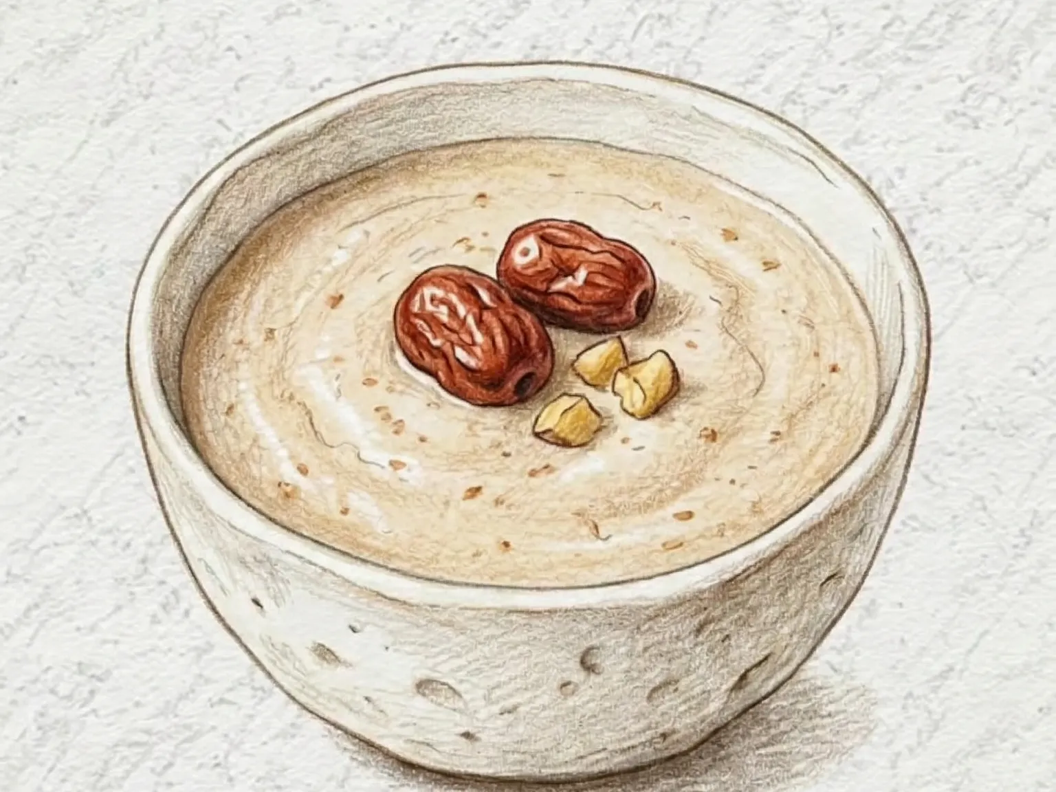 Daechu Bam Shake (Batido coreano de azufaifa y castaña)