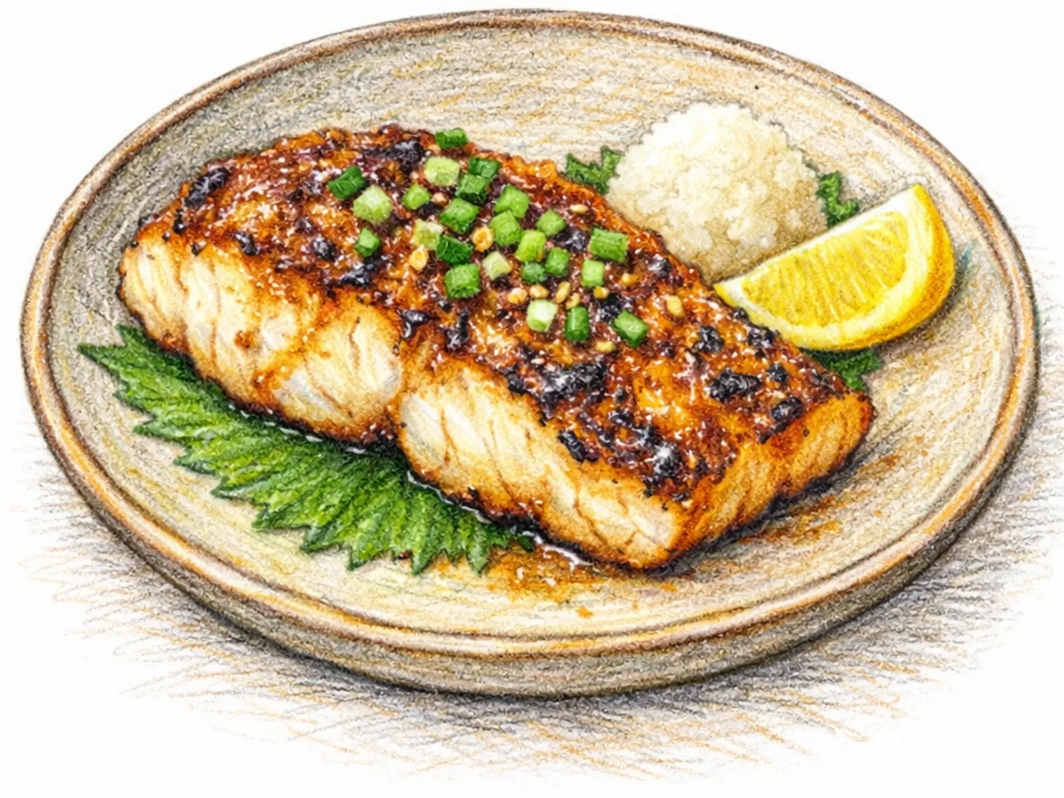 Daegu Doenjang Gui (bacalao a la parrilla con doenjang)