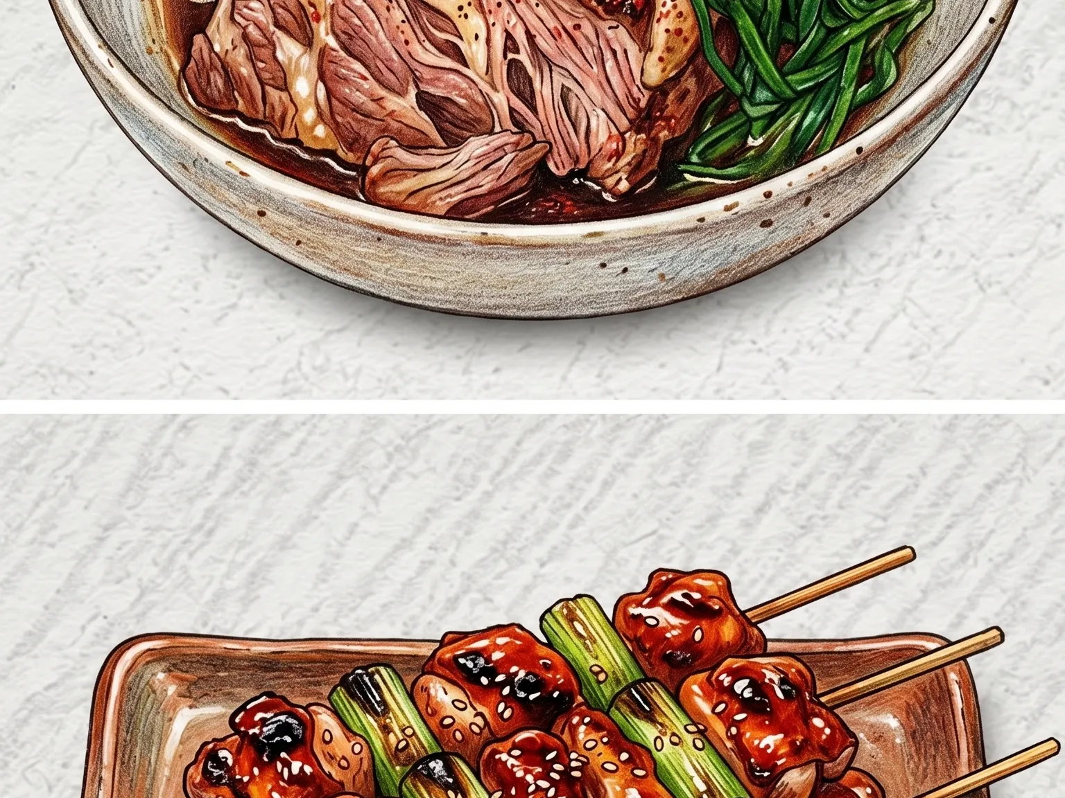 매운 닭꼬치