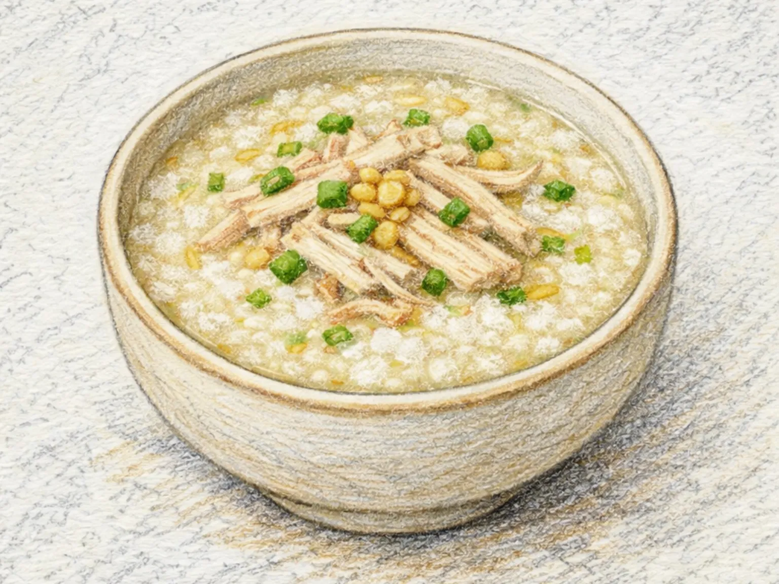 鶏粥(やさしい鶏むね肉のとろとろお粥)